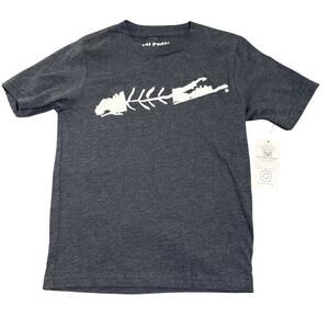 NWT Flying Point Surf & Sport Shirt Size XS Kid‎ Toddler Gray Crew Neck Carleton